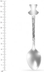 Ложка из серебра чайная «Медведь» - Фото 1