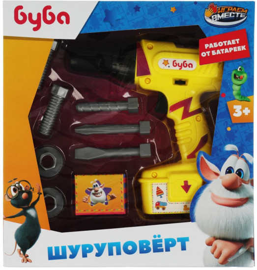Набор инструментов «Буба. Шуруповёрт»