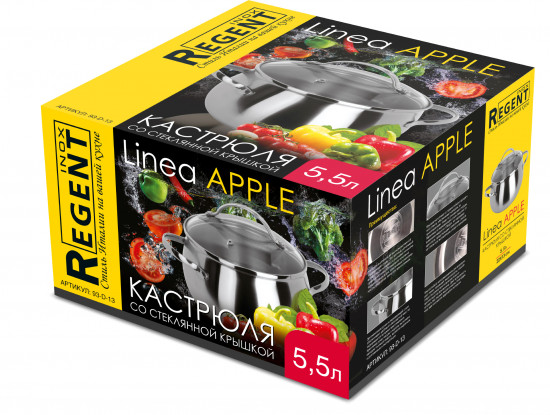 Кастрюля c крышкой «Apple»