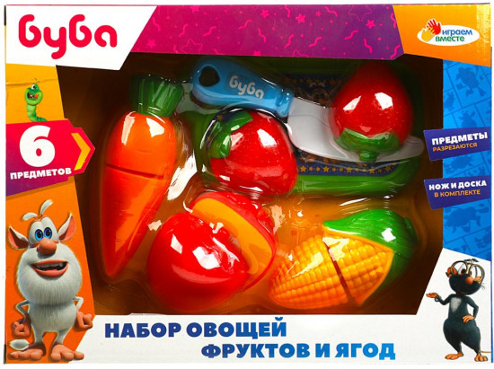 Набор овощей, фруктов и ягод