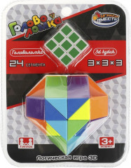 Игра логическая «Змейка + кубик» - Фото 1