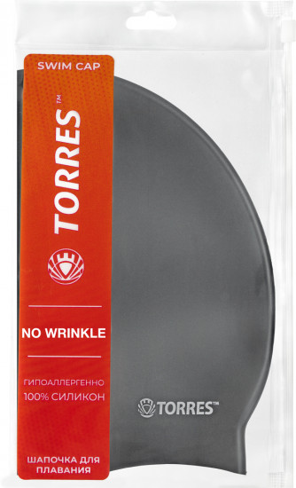 Шапочка для плавания «TORRES No Wrinkle»