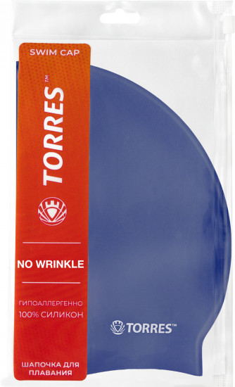 Шапочка для плавания «TORRES No Wrinkle»