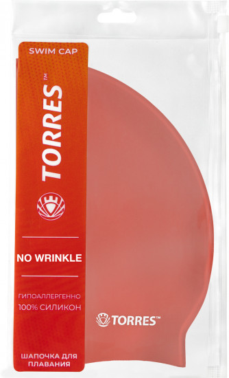 Шапочка для плавания «TORRES No Wrinkle»