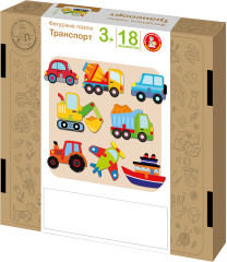 Пазлы деревянные «Транспорт» - Фото 1