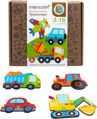 Пазлы деревянные «Транспорт» - Фото 4