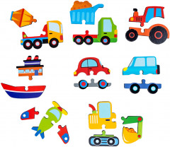 Пазлы деревянные «Транспорт» - Фото 8