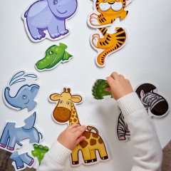 Пазлы-контуры мягкие «Африканские животные» - Фото 2