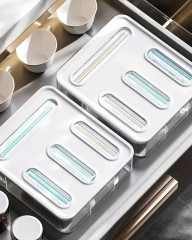 Органайзер для хранения пластиковых пакетов 3 отсека - Фото 2