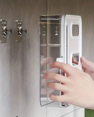 Органайзер для хранения пластиковых пакетов 3 отсека - Фото 3