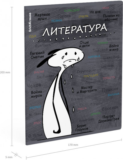 Тетрадь ученическая «Литература»