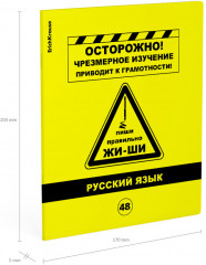 Тетрадь ученическая с пластиковой обложкой «Русский язык» - Фото 2
