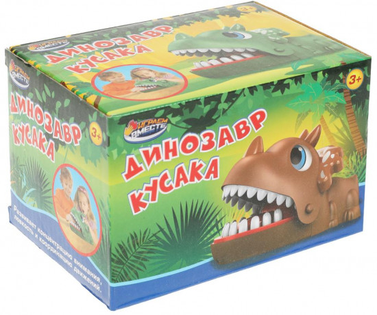 Игра настольная «Динозавр-кусака»