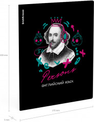 Тетрадь ученическая с пластиковой обложкой «Английский язык» - Фото 2