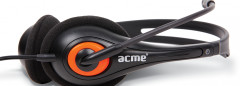 Наушники-гарнитура проводные Acme HM01 (черный) - Фото 1