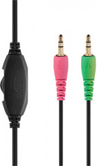 Наушники-гарнитура проводные Acme HM01 (черный) - Фото 6