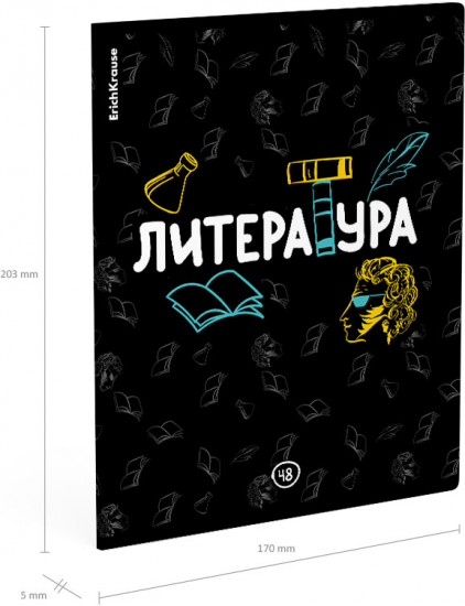 Тетрадь ученическая «Литература»