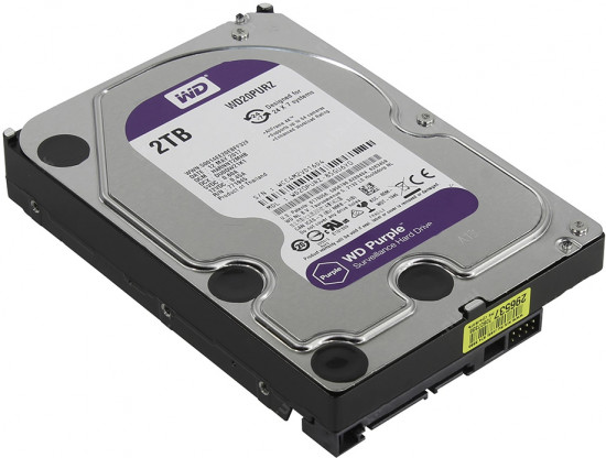 Жёсткий диск для видеонаблюдения WD20PURZ