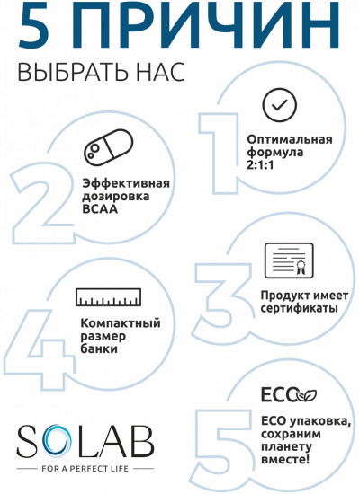 Добавка пищевая «BCAA 2:1:1»