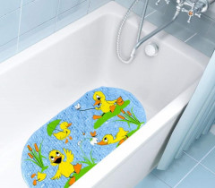 Коврик для ванны «Утята» (69х39 см) - Фото 1