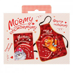 Набор фартук+открытка «Моему обожаемому» - Фото 6