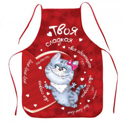 Набор фартук+открытка «Моей обожаемой» - Фото 1