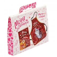 Набор фартук+открытка «Моей обожаемой» - Фото 5