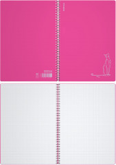 Тетрадь общая с пластиковой обложкой «Silhouette» - Фото 1