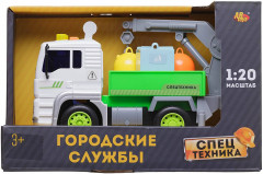 Мусоровоз с мусорными баками - Фото 2