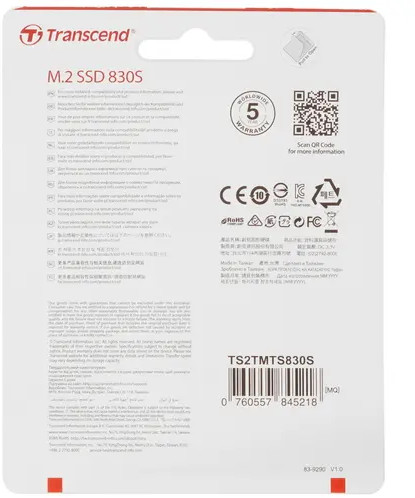 SSD накопитель Transcend MTS830S