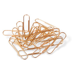 Скрепки золотистые - Фото 5