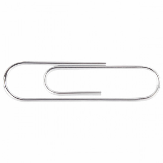 Скрепки никелированные