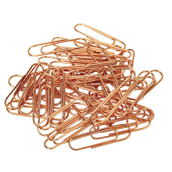 Скрепки омедненные