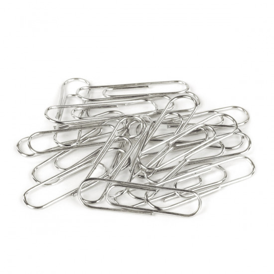 Скрепки никелированные