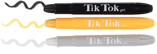 Аквагрим «Tik Tok»