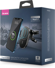 Держатель автомобильный Magnet Safe Qi - Фото 5