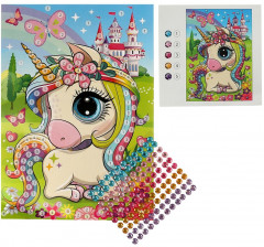 Аппликация из страз «Единорог» - Фото 1