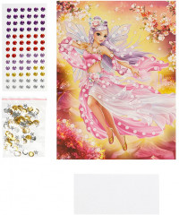 Аппликация со стразами и пайетками «Фея» - Фото 1