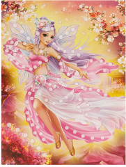 Аппликация со стразами и пайетками «Фея» - Фото 2