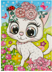 Аппликация из страз «Кошечка» - Фото 2