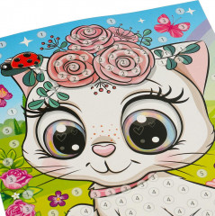 Аппликация из страз «Кошечка» - Фото 3