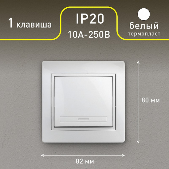 Выключатель одноклавишный