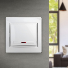 Выключатель одноклавишный с подсветкой - Фото 3