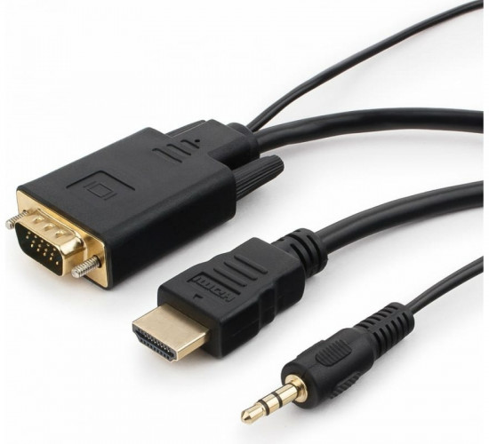 Кабель HDMI->VGA Cablexpert A-HDMI-VGA-03-6