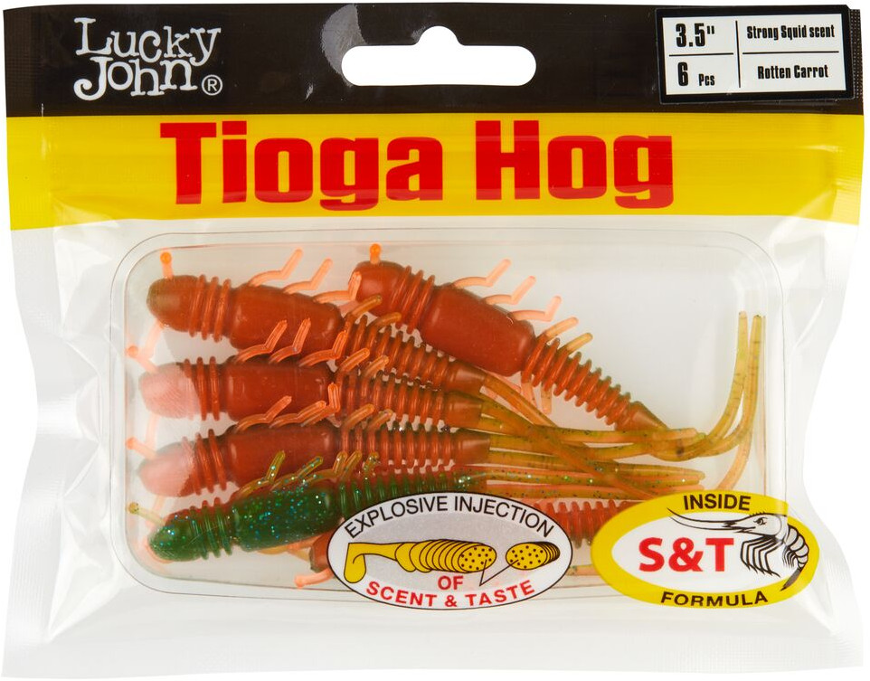 Виброхвост съедобный «Tioga Hog» | Pro Series | Lucky John | Фото 2