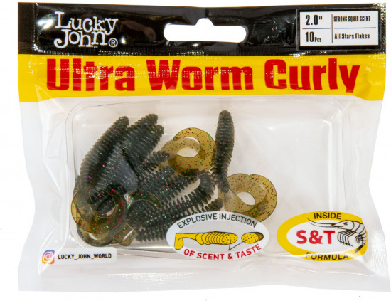 Слаги съедобные искусственные «Ultraworm Curly»