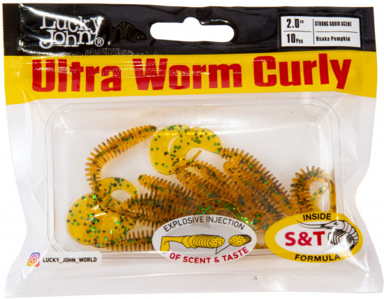 Слаги съедобные искусственные «Ultraworm Curly»