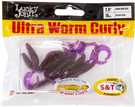 Слаги съедобные искусственные «Ultraworm Curly»
