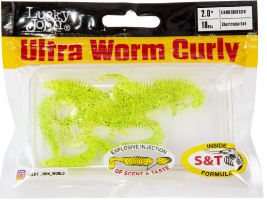 Слаги съедобные искусственные «Ultraworm Curly»