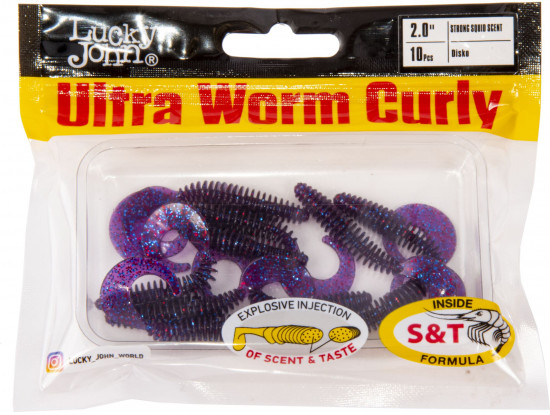 Слаги съедобные искусственные «Ultraworm Curly»